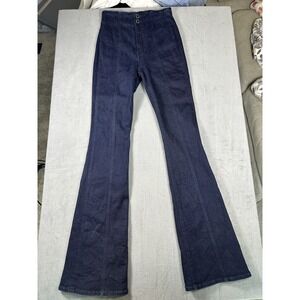 Veronica Beard Beverly Skinny Flare Jeans High Rise Dark Wash Size 27